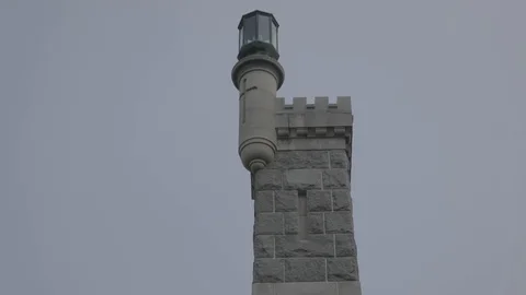Small Town War Memorial Stock Footage 99375143