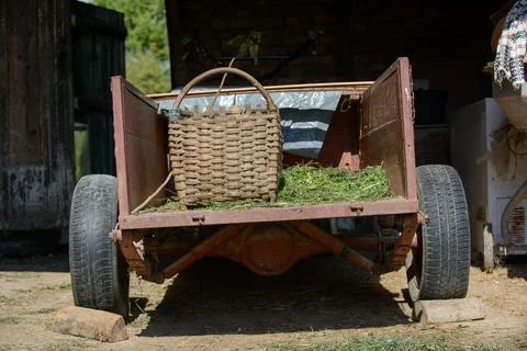 Small Tractor Trailer Stock Photos