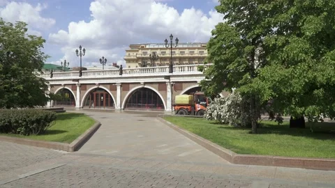 Small tractor for washing 스톡 동영상 131502370