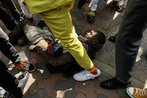 Small traders protest against high taxation in Nairobi, Kenya - 28 Aug 2026 Stock Photos