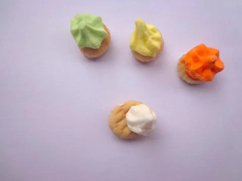 A small traditional cake or “kue udel” Foto stock