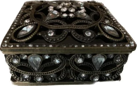 The small treasure trunk Stock Photos