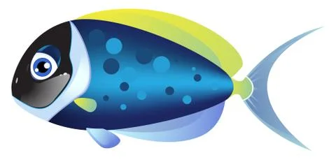 Small tropical fish Illustrazione stock