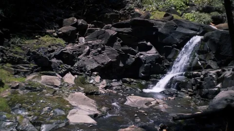 Small Tropical Waterfall Stock Footage 70358159