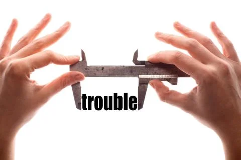 Small trouble Stock Illustration