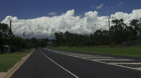 Small trucks on highway Stock Footage 11027985