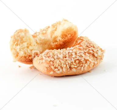 Small turkish simit Stock Photos