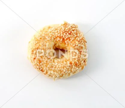 Small turkish simit Stock Photos