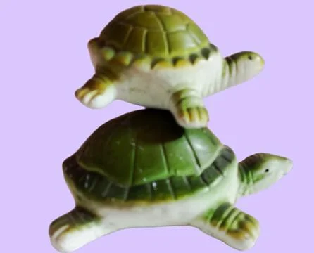 A small turtle figurine. Stock Photos