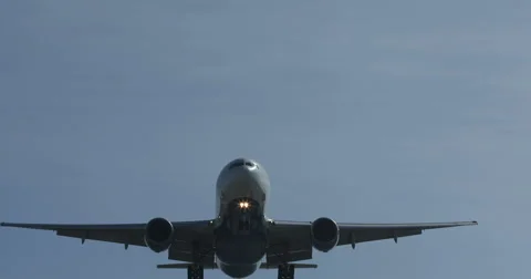 Small Twin Engine Jet Flying Overhead Stock Footage 55277188