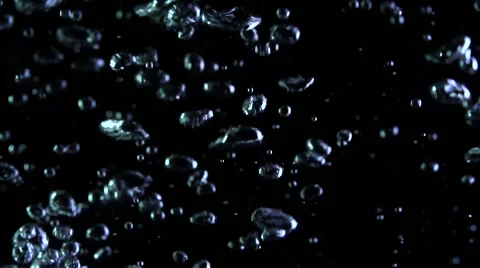 Small underwater bubbles Stock Footage 44293667