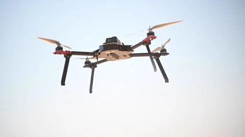 Small Unmanned aerial vehicle (UAV) Stock Video Pond5