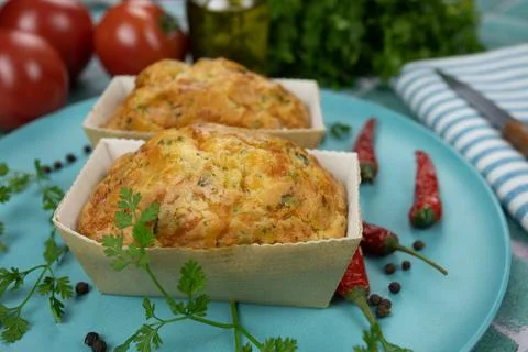 Small vegetable cake Stock-Fotos