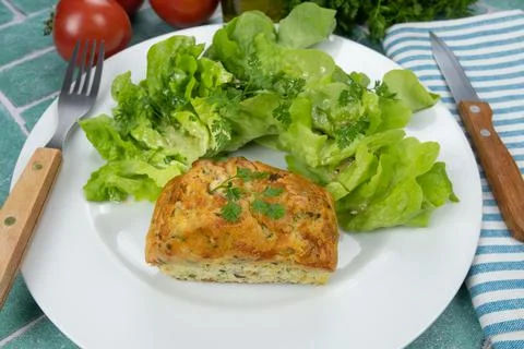 Small vegetable cake Foto stock