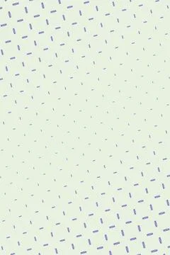 Small violet rectangular marks drift diagonally across a gentle mint field,.. Stock Illustration
