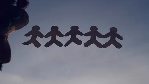 A small virus devours humanity. 3840x2160, 4K Stock Footage 127189927