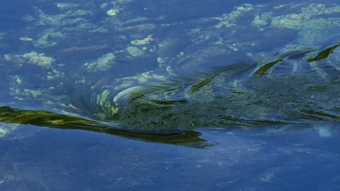 Small vortex / Whirlpool / Zoom in Stock Footage 72759583
