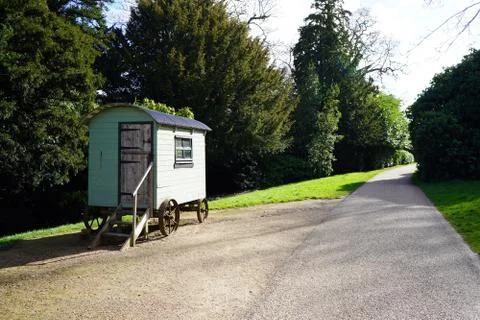 Small wagon in the countryside Stock Photos