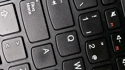 A small walk from near a computer keyboard Stock Footage 220650334