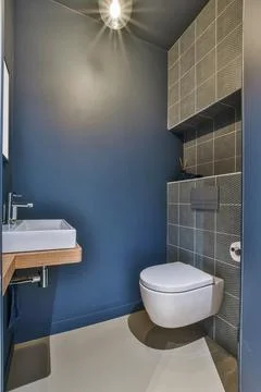 A small washroom Stock Photos