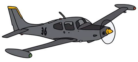 Small watch aircraft Stock Illustration