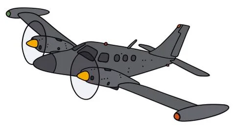 Small watch aircraft Stock Illustration