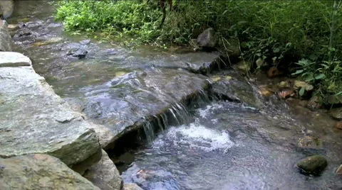 Small water fall Stock Footage 881496