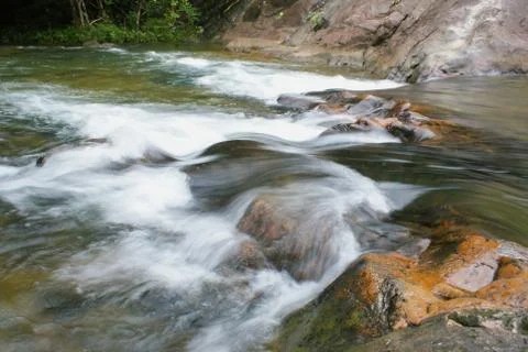 Small water fall Stock Photos