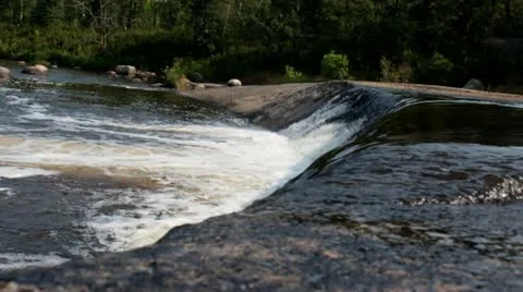 Small water fall side low Video stock 11654890