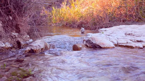Small water stream 1 Stock-Footage 46600706