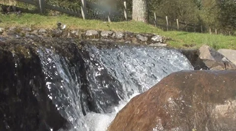 Small Waterfall #1 Stock Footage 8684634