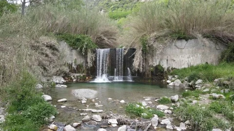 Small waterfall 1 Stock Footage 194382241