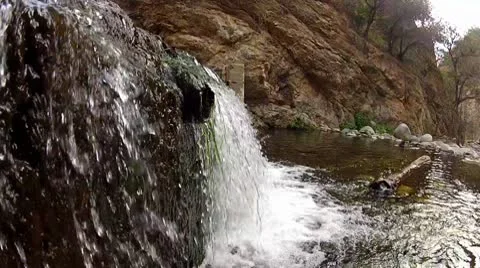 Small Waterfall 1.2 Stock Footage 10742824