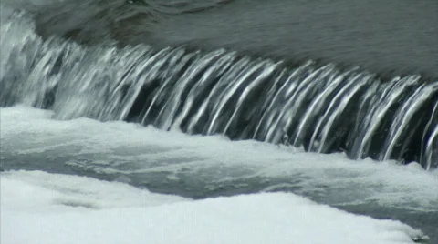 Small Waterfall 494 Stock Footage 600996