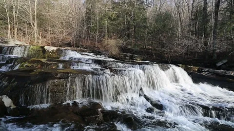 Small Waterfall in the CatSkills 库存影片 37443606
