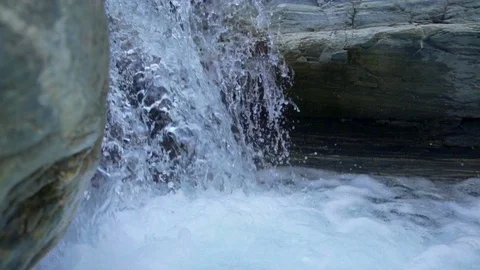 Small Waterfall Close Up Video stock 102065431