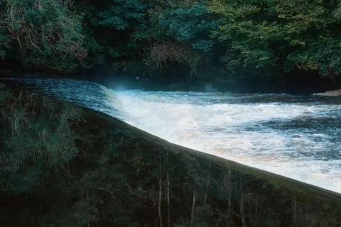 Small waterfall on the Clyde River Stock Photos