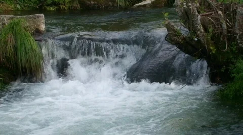 Small Waterfall Stock Footage 140704