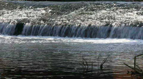 Small waterfall Stock Footage 626990