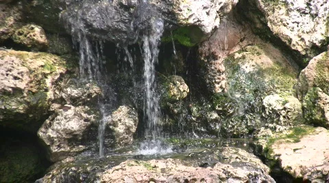 Small waterfall Stock Footage 650007
