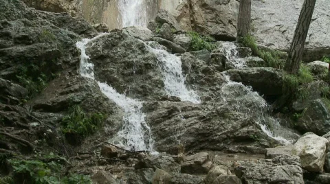 Small Waterfall Stock Footage 706852