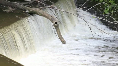 Small Waterfall Stock Footage 755974