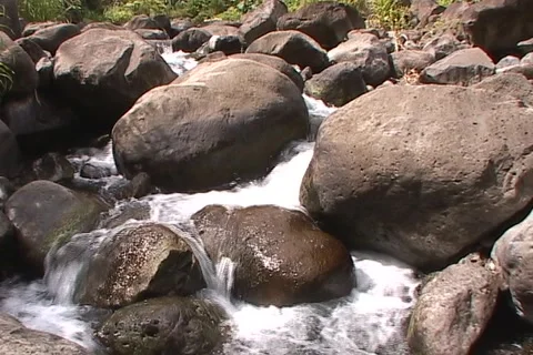 Small Waterfall Stock Footage 1069536