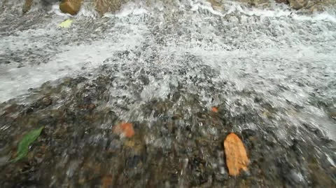 A small waterfall. Stock Footage 11226110