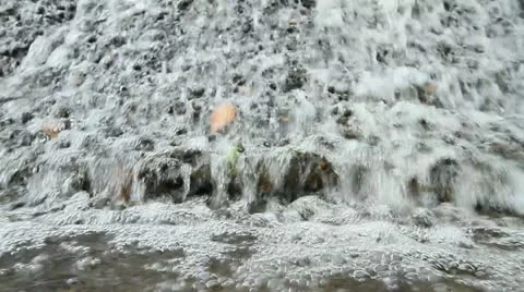 A small waterfall. Stock Footage 11228879