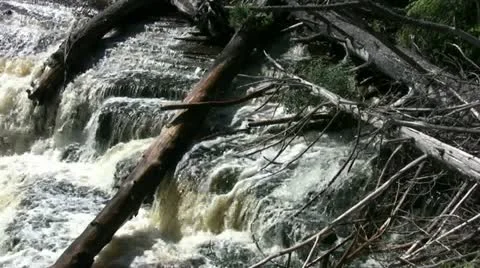 Small Waterfall Stock Footage 21274690