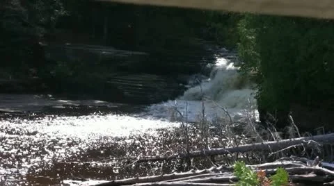 Small Waterfall Stock Footage 21275031