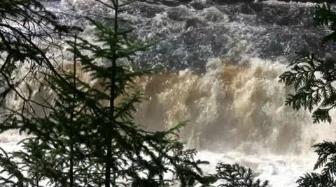 Small Waterfall Stock Footage 21275137