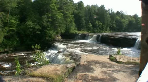 Small waterfall Stock Footage 21280445