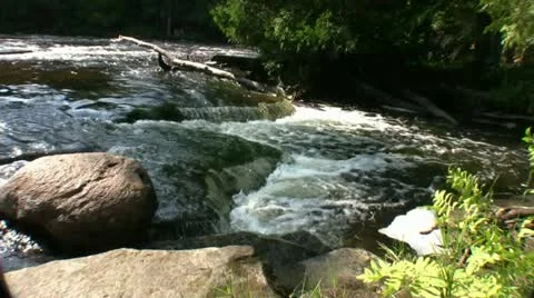 Small Waterfall Stock Footage 21281043